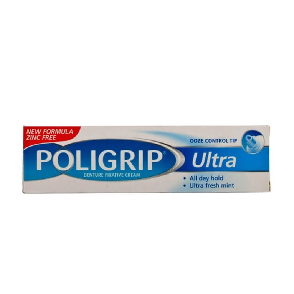 POLIGRIP DENTURE FIXATIVE CREAM ULTRA - 40G