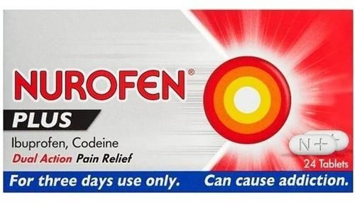 NUROFEN PLUS IBUPROFEN AND CODIENE -TABLETS - 24 TABS