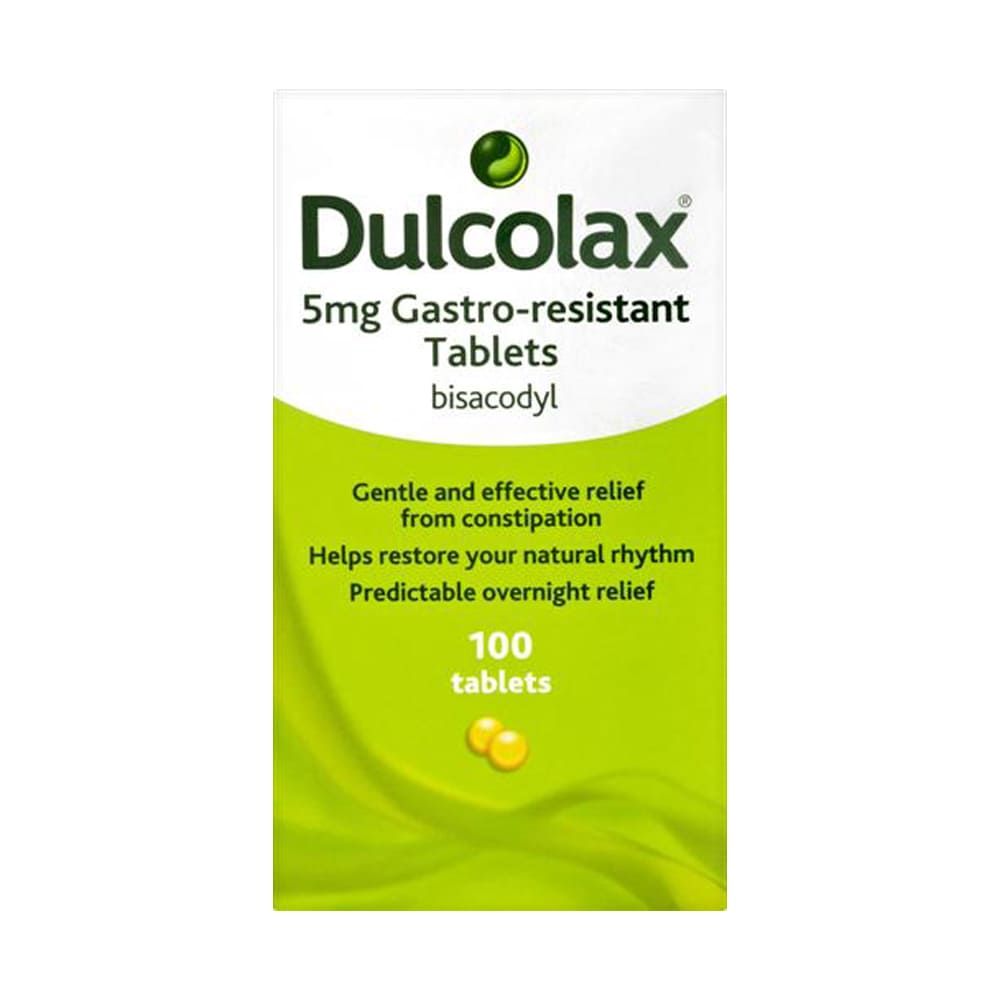 DULCOLAX TABLETS -CONSTIPATION RELIEF- BISACODYL - 100 TABS