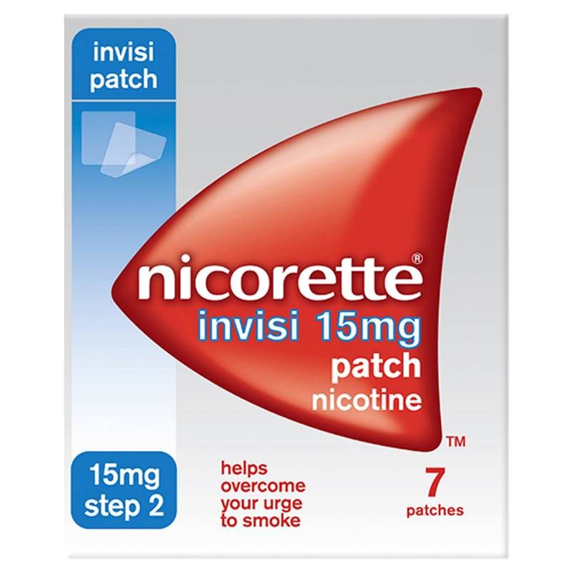 NICORETTE INVISI 15MG PATCH STEP 2 7 PATCHES - 1