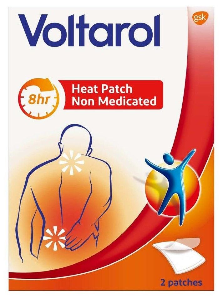 VOLTAROL HEAT PATCH NON MEDICATED 8 HOURS - 2 PATCHES