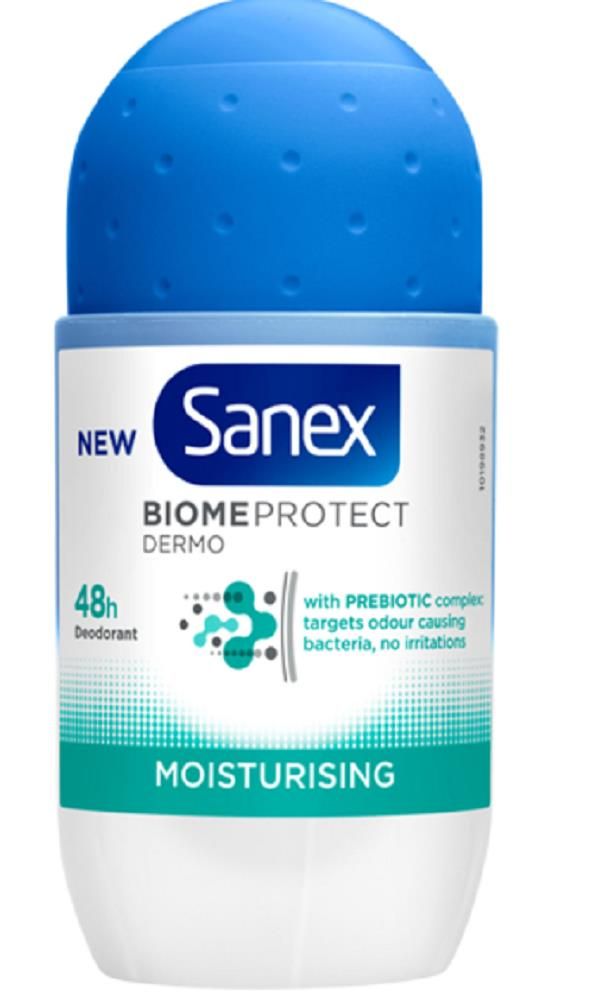 SANEX BIOME PROTECT 48HRS MOISTURISING ROLL ON DEODORANT - 50ML