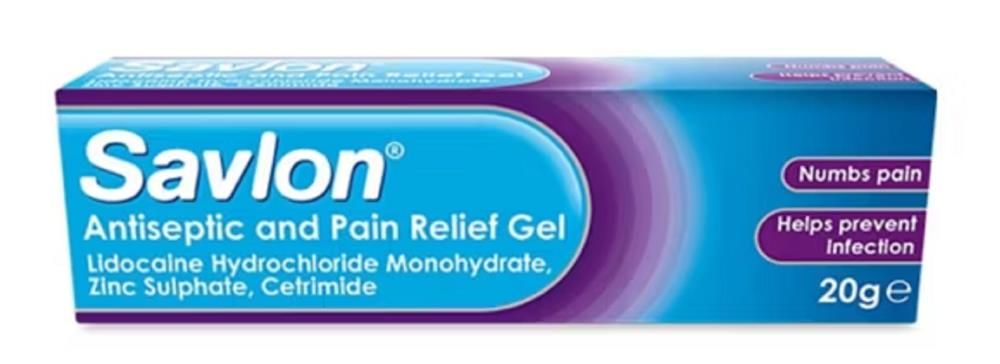 SAVLON ANTISEPTIC &PAIN RELIEEF GELWITH LODOCAINE - 20G