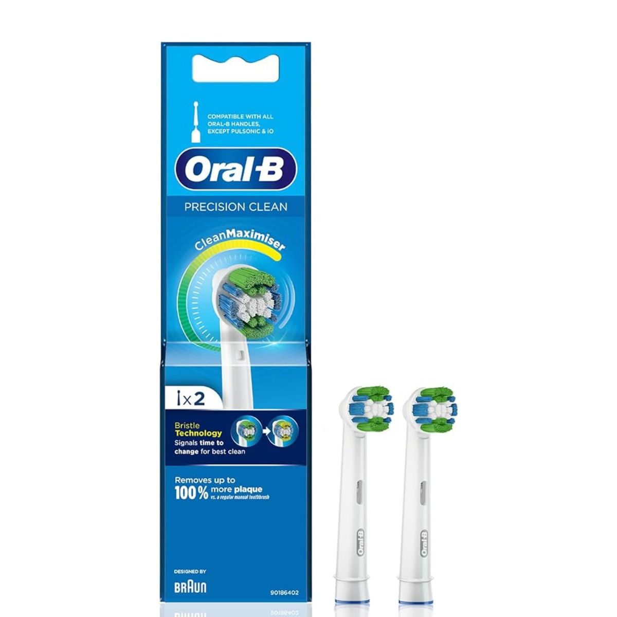 ORAL- B TOOTH BRUSH ELECTRIC PRECISION CLEAN TOOTHBRUSH HEAD 2+1 EXTRA - 2+1