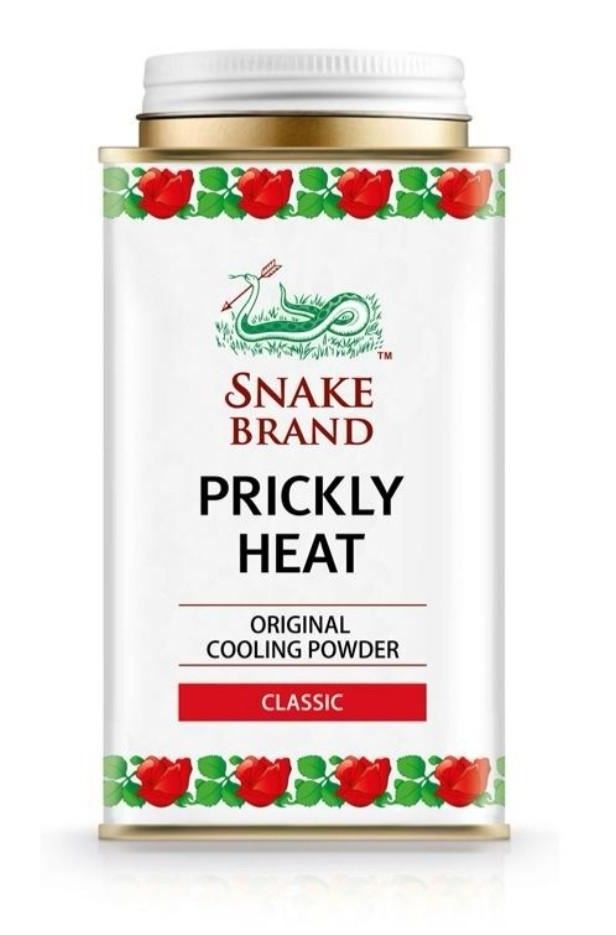 SNAKE BRAND PRICKLY HEAT ORIGINAL COOLING POWDER CLASSIC 140G TIN - 140G
