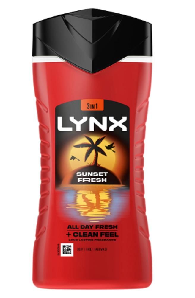 LYNX SHOWER GEL SUNSET FRESH - 225ML
