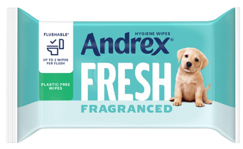 ANDREX HYGIENE WIPES FRESH FRAGRANCED - 1 PACK
