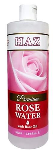 HAZ PREMIUM ROSE WATER WITH ROSE OIL - 500ML