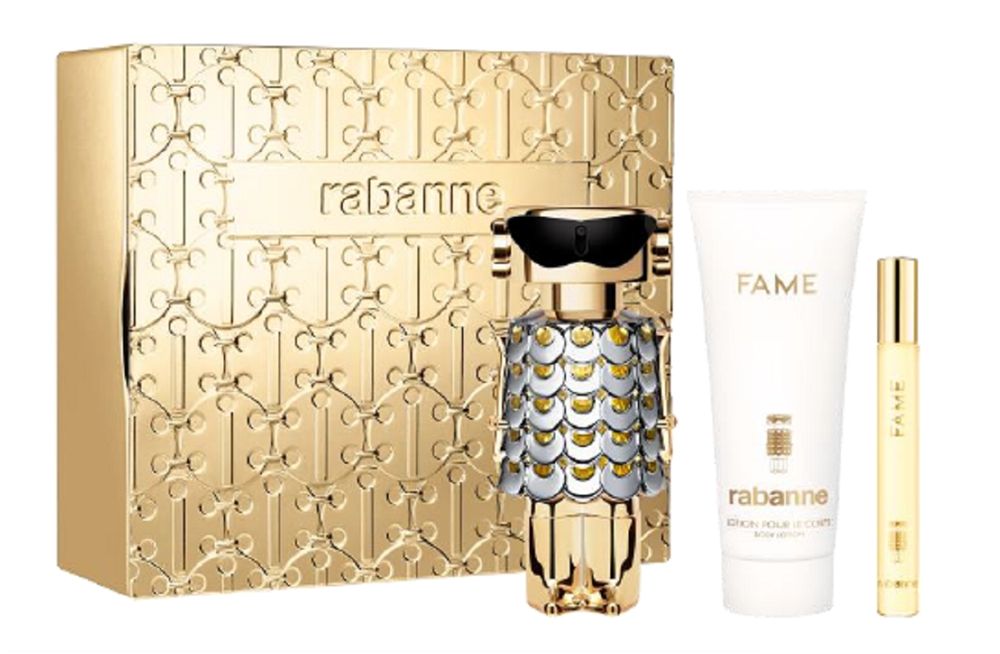 RABANNE FAME SET 80ML EAU DE PARFUM SPRAY+100ML LOTION+MINI - 1 SET