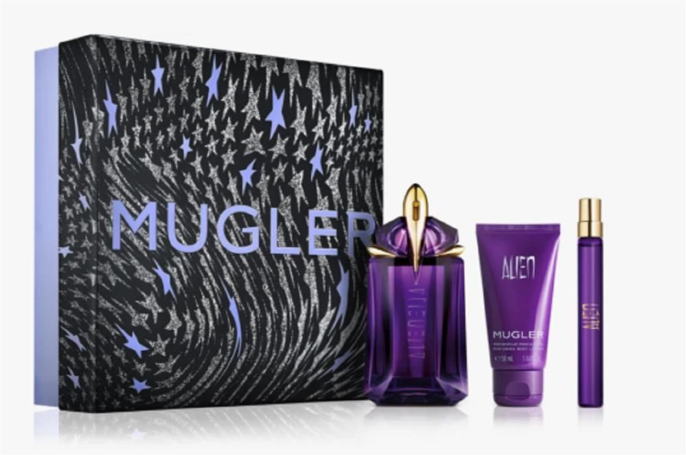 MUGLER ALIEN SET 60ML EAU DE PARFUM SPRAY+10ML MINI+40ML LOTION - 1 SET