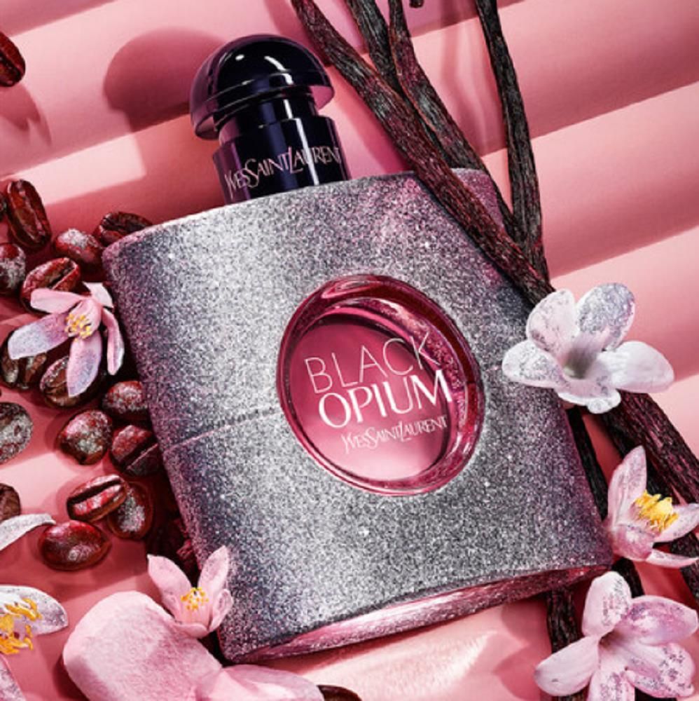 YSL BLACK OPIUM GLITTER EAU DE PARFUM SPRAY - 90ML