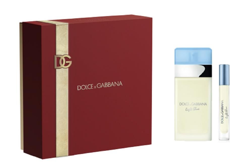DOLCE& GABBANA LIGHT BLUE SET 50ML EAU DE TOILETTE SPRAY+10ML MINI - 1 SET