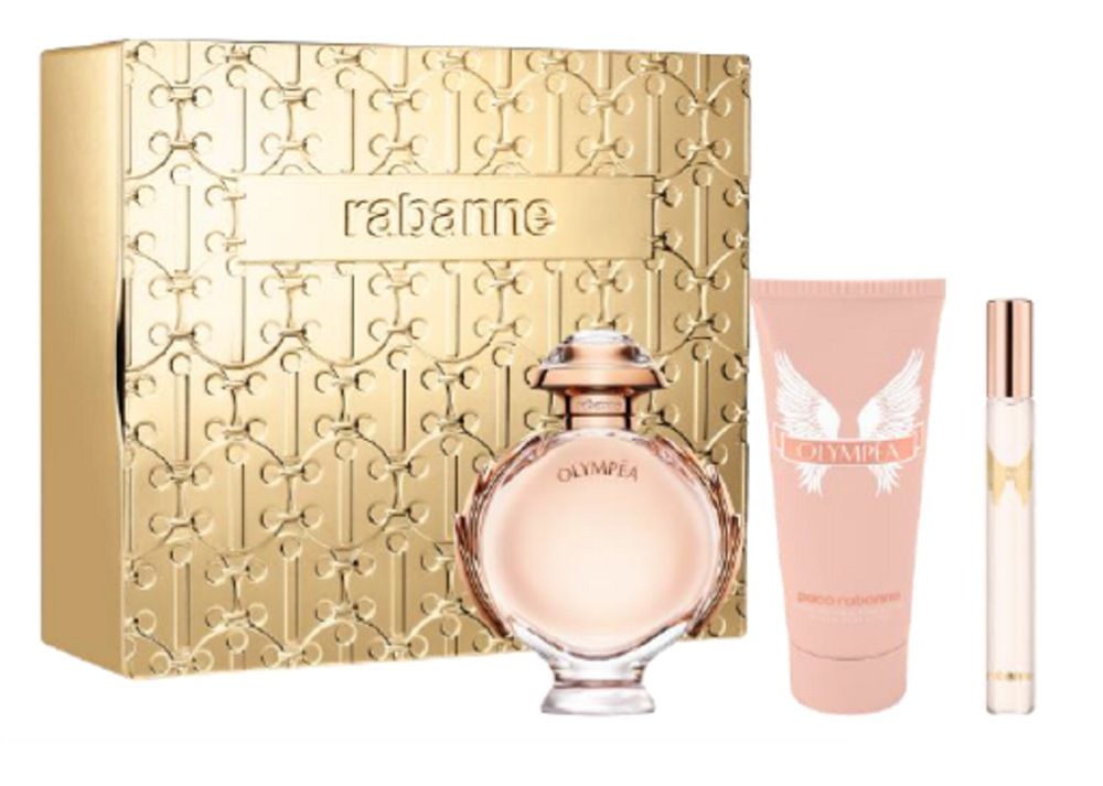 RABANNE OLMPEA SET 80ML EAU DE PARFUM SPRAY+100ML LOTION+MINI - 1 SET