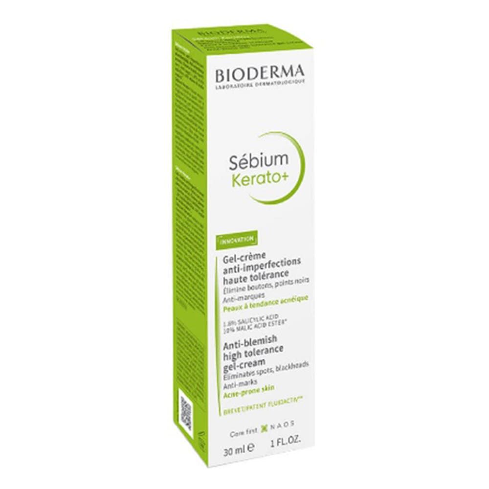 BIODERMA SEBIUM KERATO+ ANTI-BLEMISH HIGH TOLERANCE GEL-CREAM - 30ML