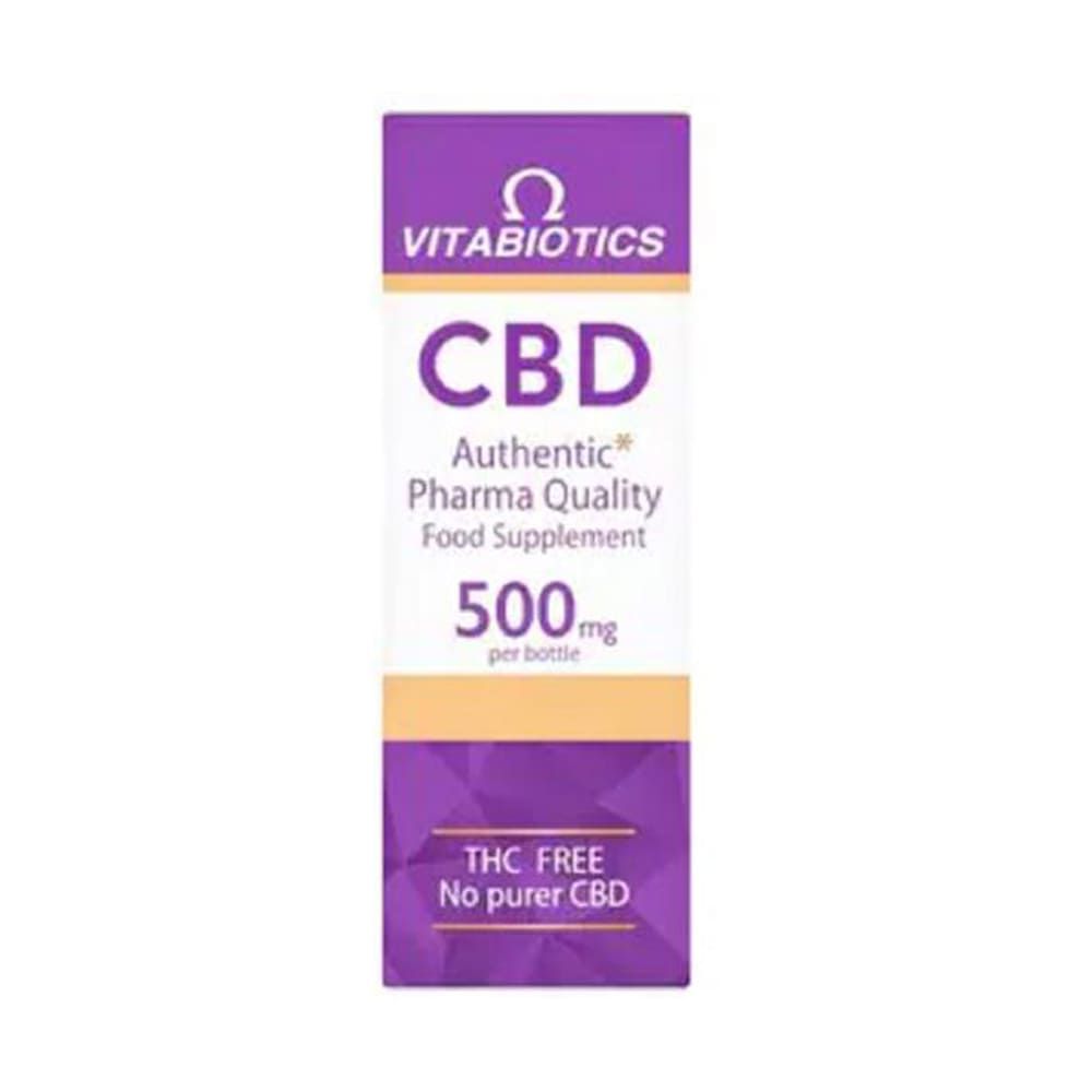 VITABIOTICS CBD 500MG LIQUID THC FREE - 30ML