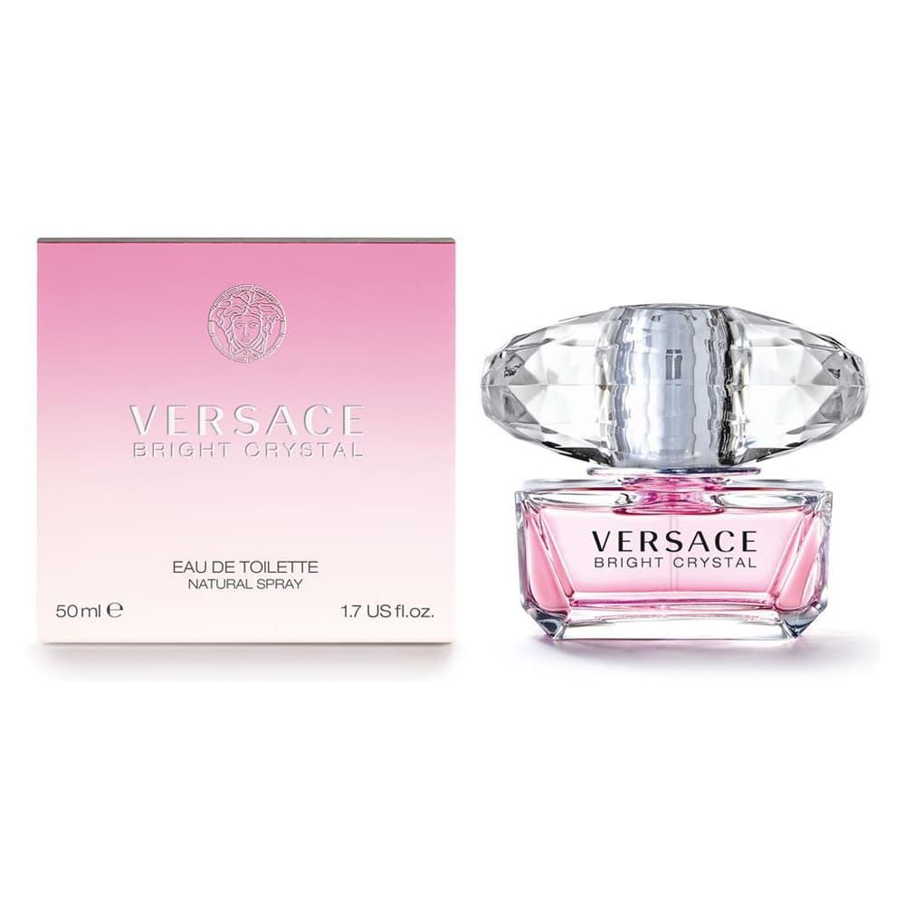 VERSACE BRIGHT CRYSTAL EAU DE TOILETTE SPRAY - 50 ML