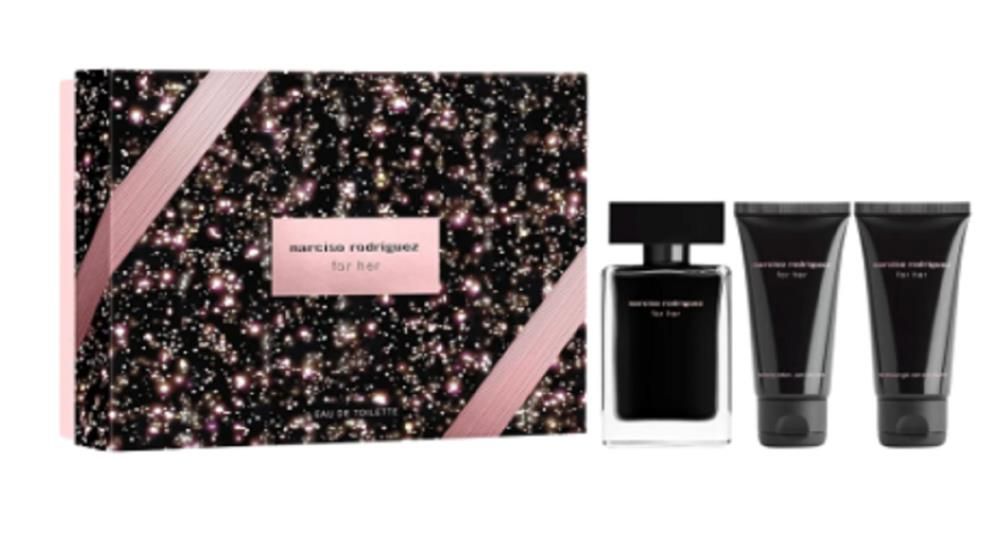 NARCISO RODRIGUEZ NARCISO HER SET 50ML EAU DE PARFUM SPRAY+50ML LOTION+50ML SHOWER GEL - 1 SET