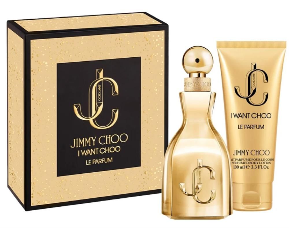 JIMMY CHOO I WANT CHOO LE PARFUM SET 60ML PARFUM SPRAY+100ML LOTION - 1 SET