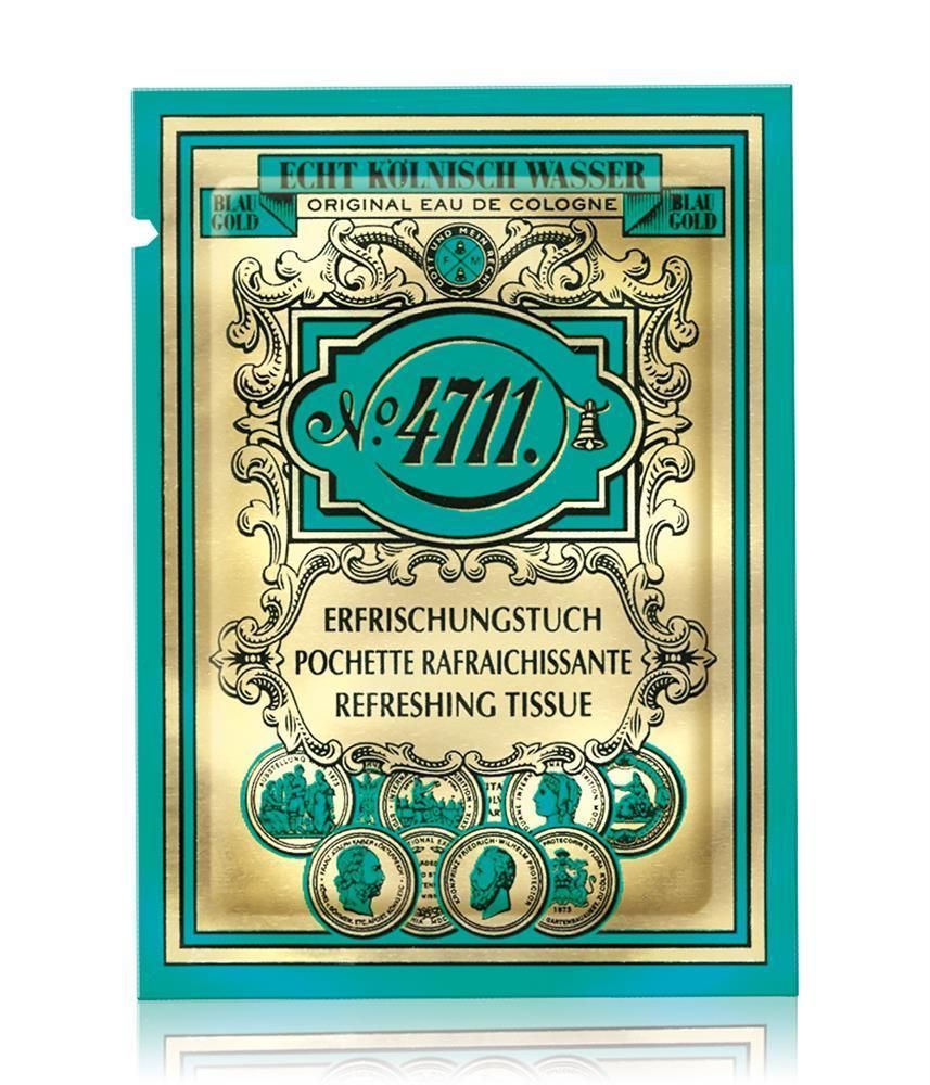4711 COLOGNE REFESHING WIPES INDIVIDUALLY WRAPED - 10 WIPES