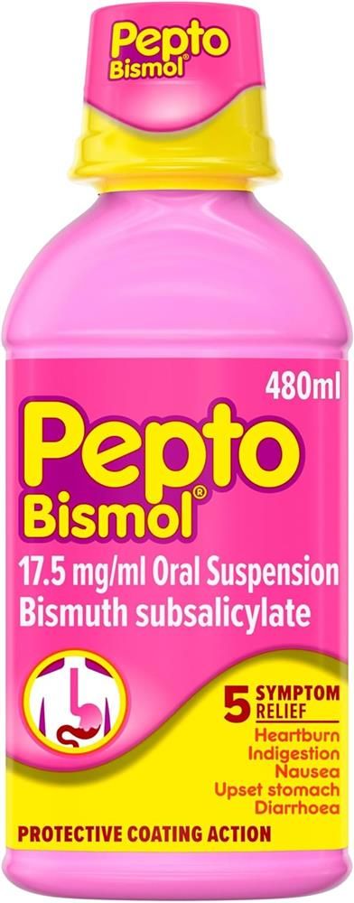 PEPTO BISMOL 5 SYSMTOM RELIEF LIQUID - 480ML