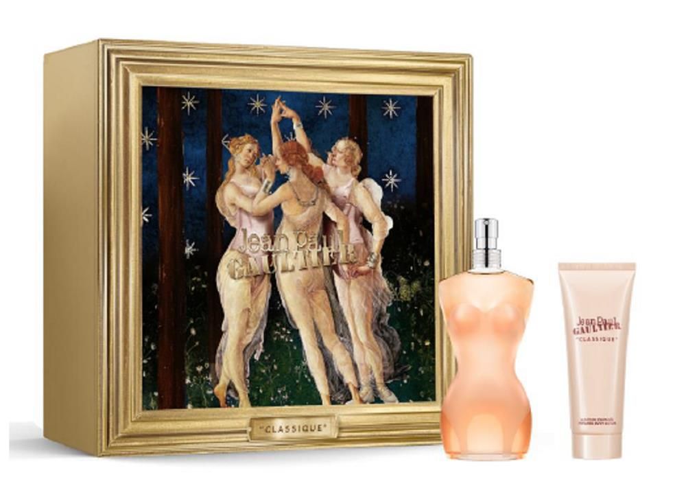 JEAN PAUL GAULTIER CLASSIC LADIES SET 50ML EAU DE TOILETTE SPRAY+75ML LOTION - 1 SET