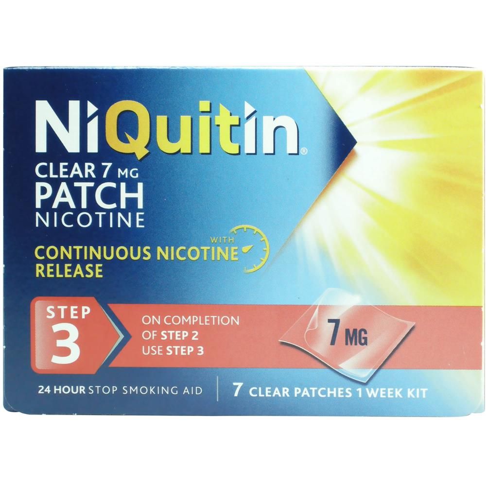 NIQUITIN CQ PATCH 7MG - 7 PCS