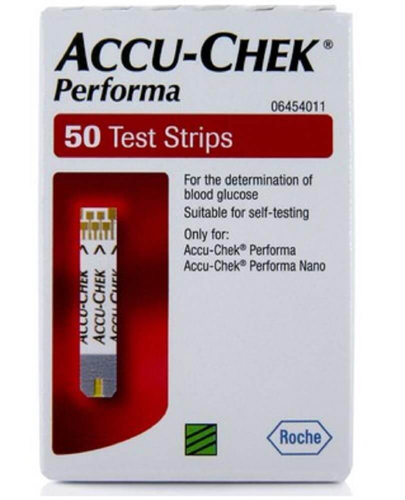 ACCU-CHEK PERFORMA TEST STRIPS FOR PERFORMA,NANO & SOLO - 50