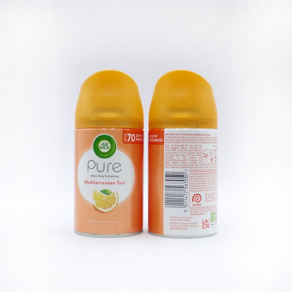 AIRWICK FRESHMATIC REFILL MEDITERRANEAN SUN - 250ML