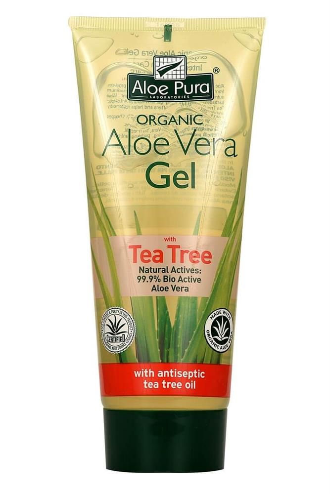 ALOE PURA ALOE VERA GEL WITH TEA TREE OIL - 200ML