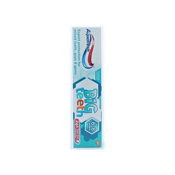 AQUAFRESH TOOTHPASTE KIDS BIG TEETH +6 YEARS - 50 ML