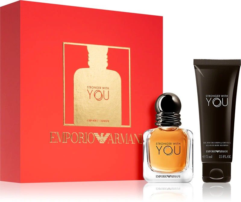 EMPORIO ARMANI STRONGER WITH YOU SET 50ML+75ML SHOWER GEL - 1 SET