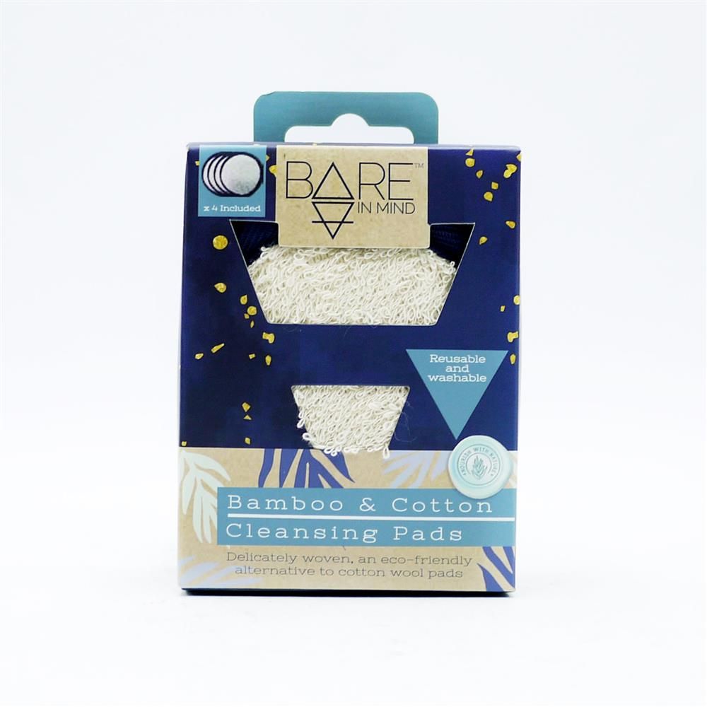 BAMBOO & COTTON WASHING UP CLEANSING PADS BARE IN MIND - 1