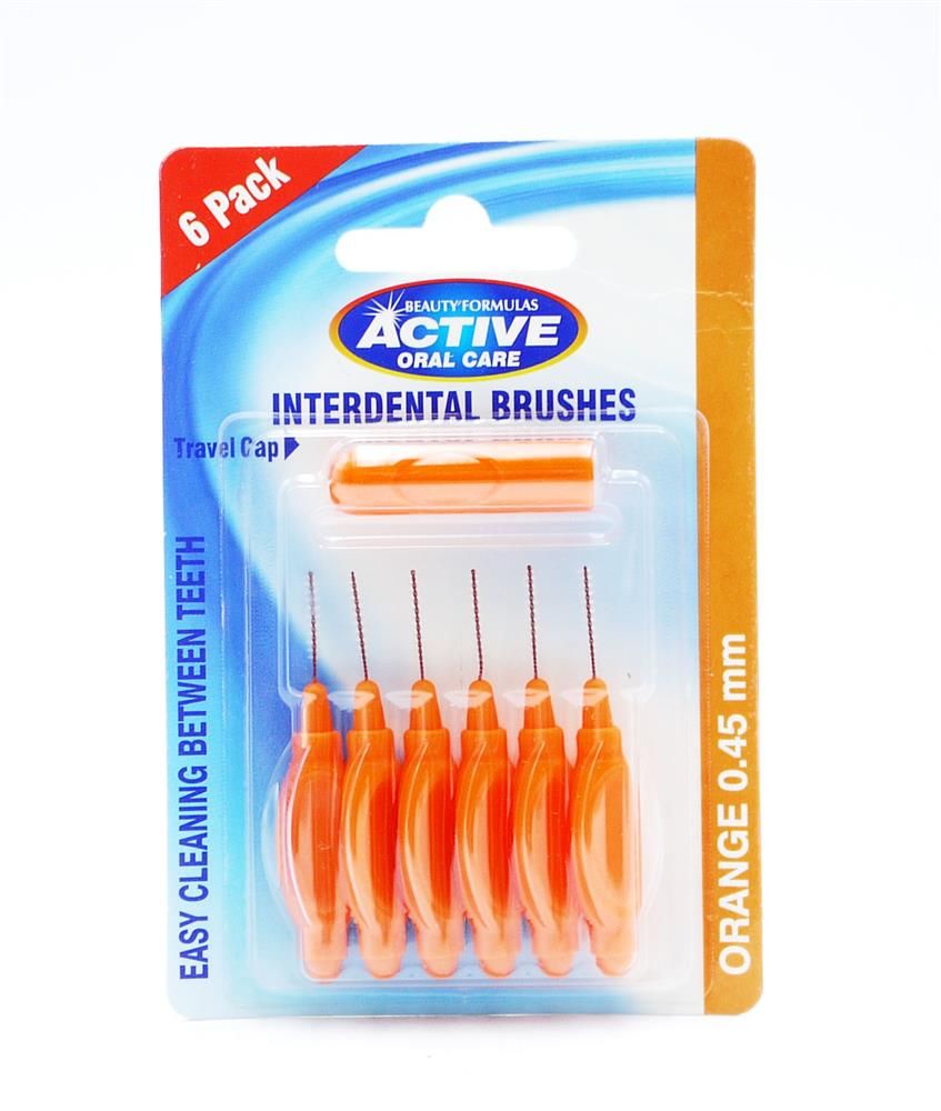 BEAUTY FORMULAS INTERDENTAL BRUSHES 0.45MM - 1