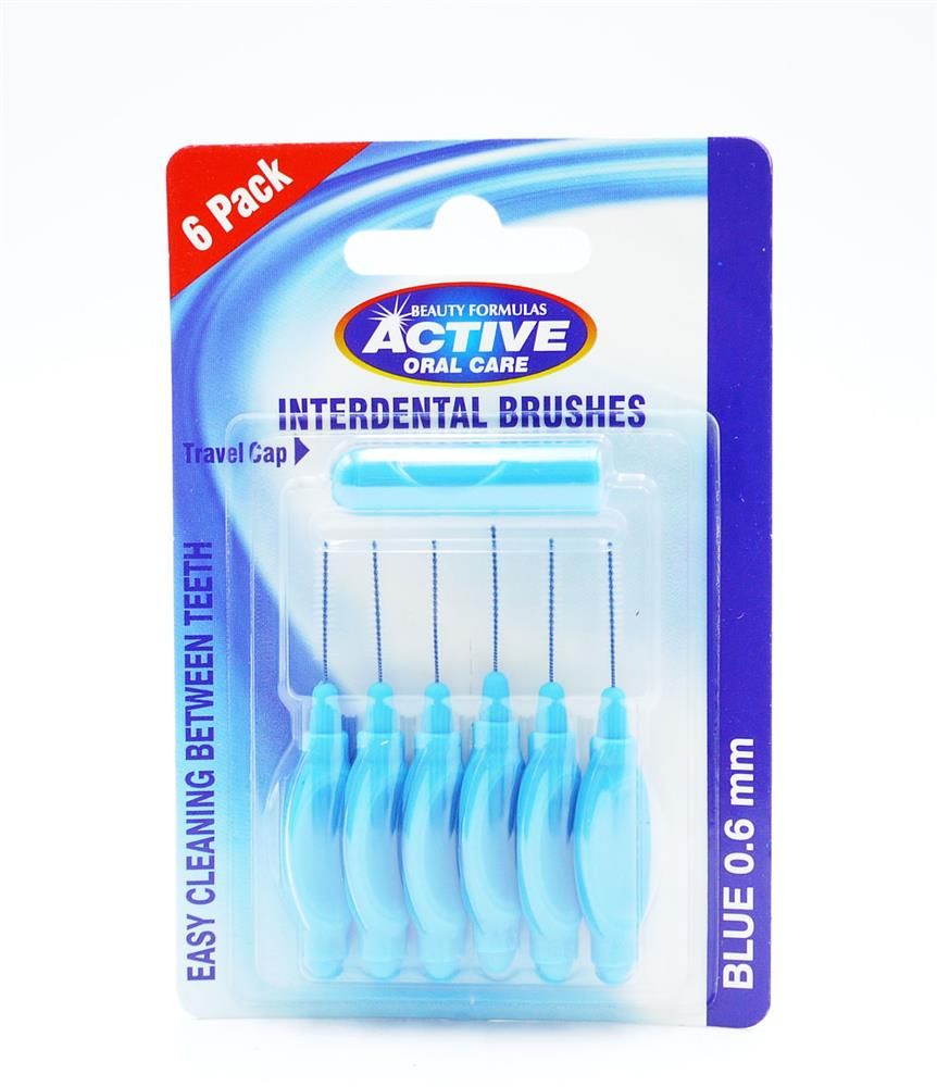BEAUTY FORMULAS INTERDENTAL BRUSHES 0.60MM - 1