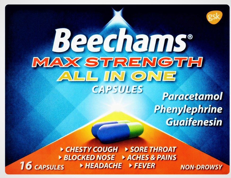 BEECHAMS MAX STRENGTH ALL IN ONE CAPS 16 - 16 TABS