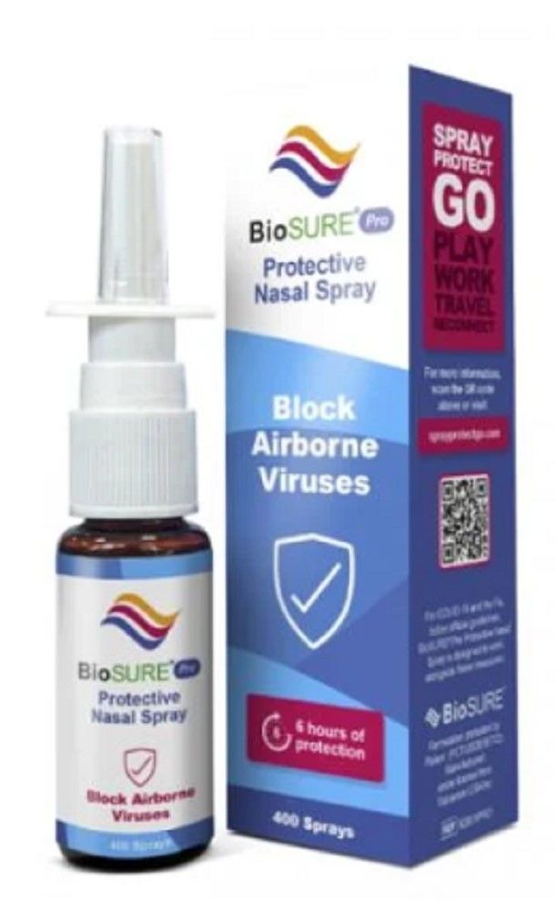 BIOSURE PROTECTIVE NASAL SPRAY FOR AIRBORNE VIRUSES - 400 SPRAYS