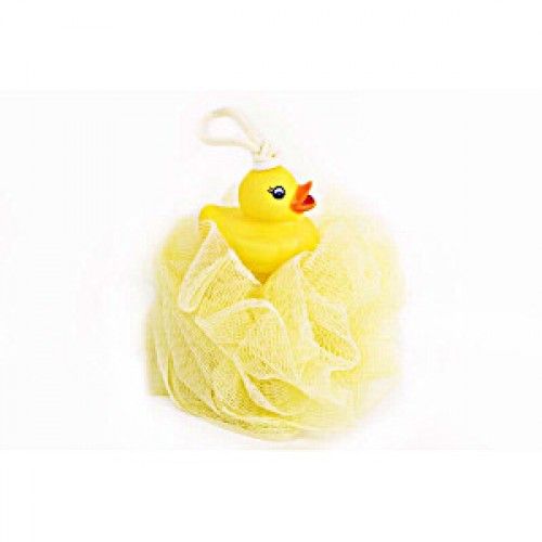 BODY PUFF YELLOW DUCK BODY BATH SPONGE - 1