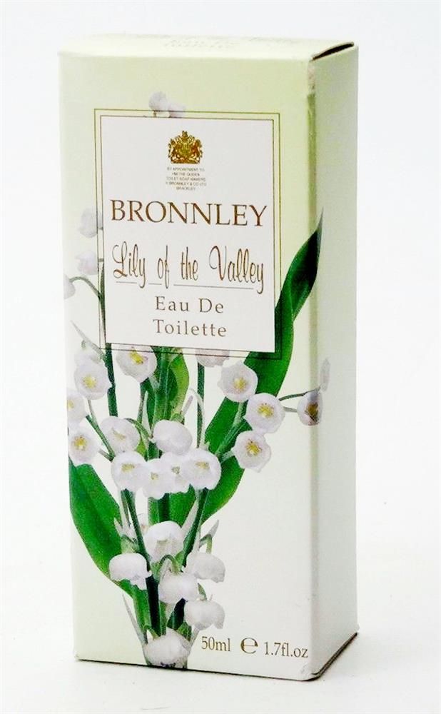 BRONNLEY LILY OF THE VALLEY EAU DE TOILETTE (BY APPOINTMENT TO HM THE QUEEN TOILET SOAP MAKERS H BRONNLEY&CO IK LTD MARLOW) - 50 ML