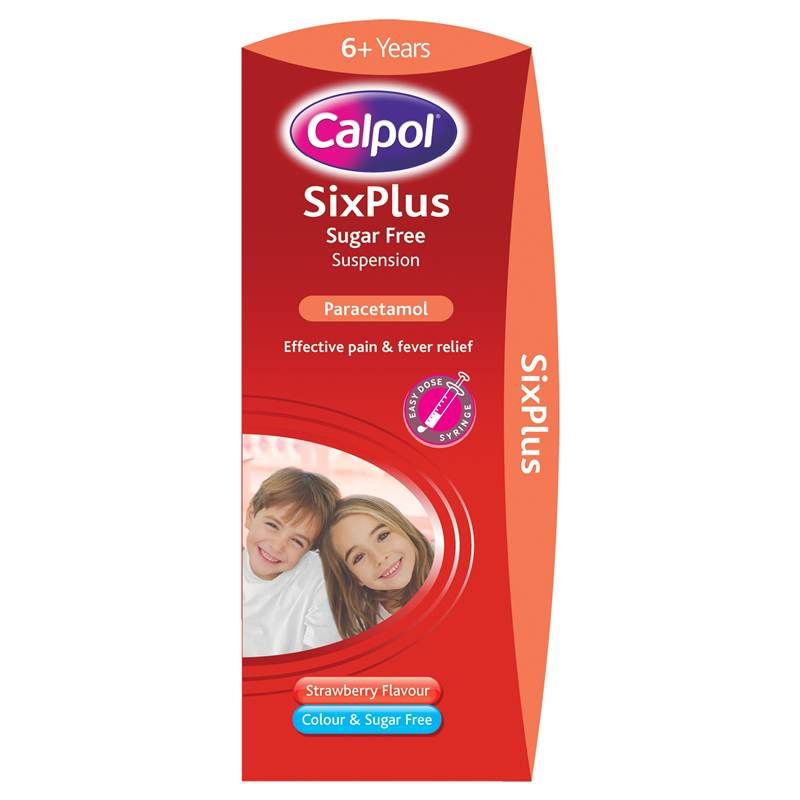 CALPOL 6+ YEARS PLUS SUGAR FREE SUSPENSION - 200ML