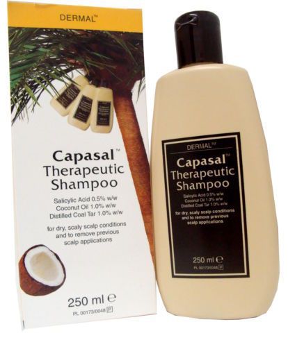 CAPASAL THERAPEUTIC HAIR SHAMPOO - PSORIASIS, SEBORRHOEIC DERMATITIS, CRADLE CAP AND DANDRUFF. - 250ML