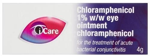 CHLORAMPHENICOL 1% W/W EYE OINTMENT [PACK MAY VARY] - 4G