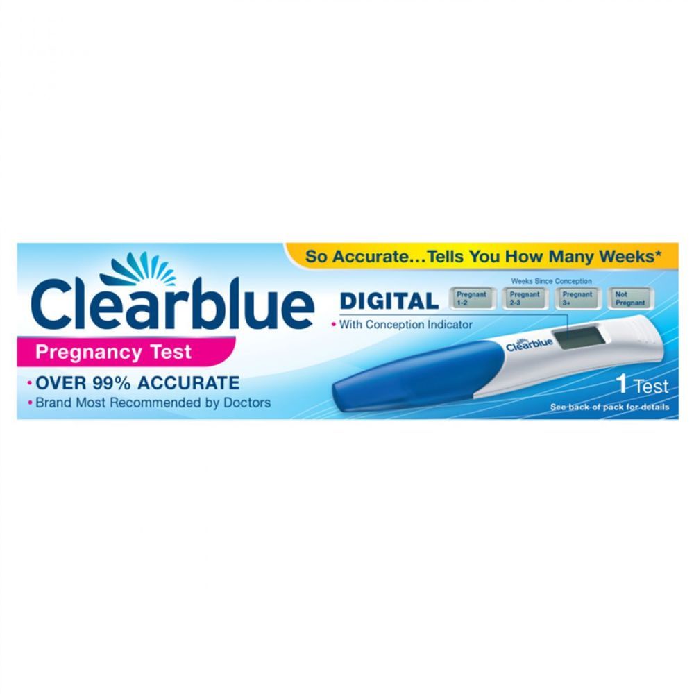CLEARBLUE DIGITAL PREGNANCY ONE TEST - 1