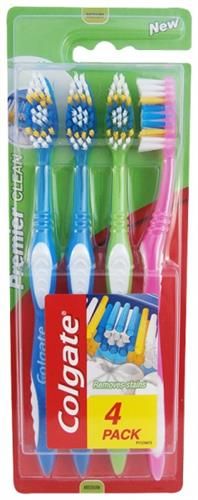 COLGATE TOOTH BRUSH PREMIER CLEAN 4 PACK - 1