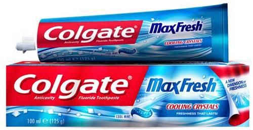 COLGATE TOOTH PASTE MAX FRESH COOLING CRYSTALS COOL MINT 100ML - 1