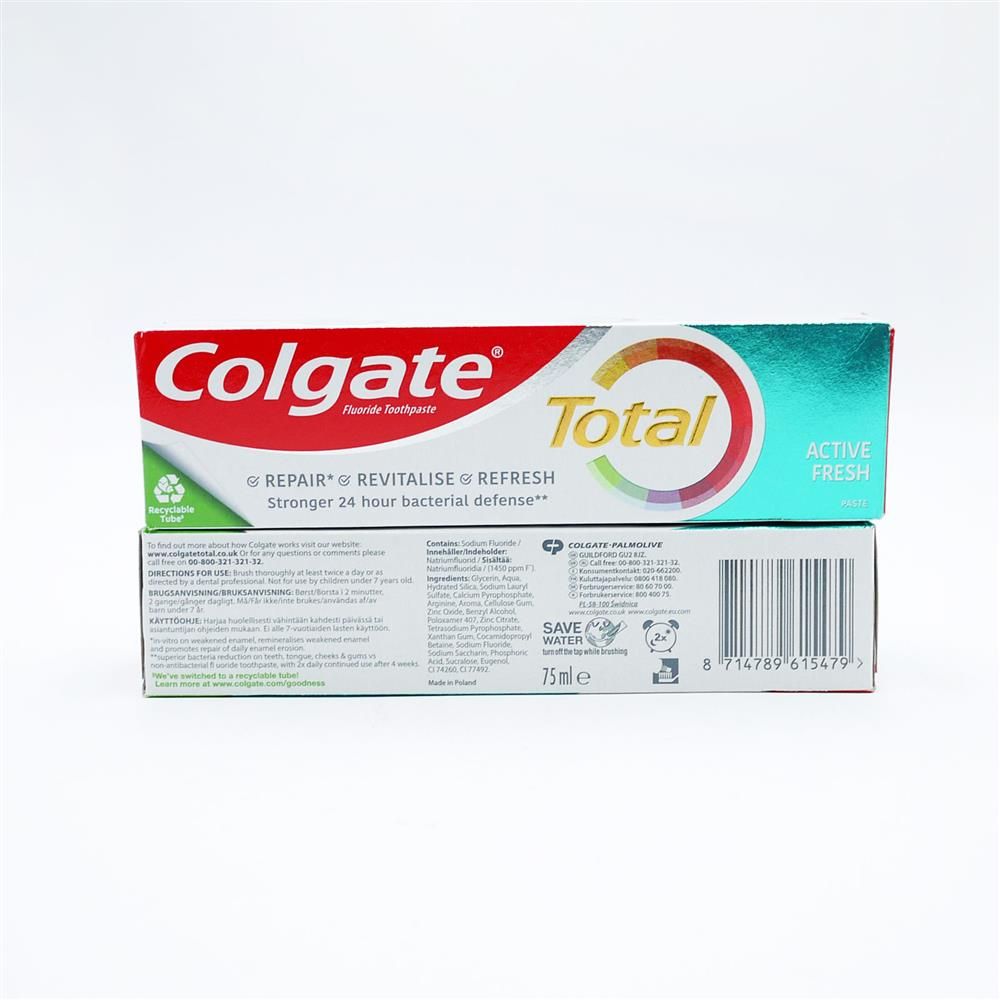 COLGATE TOOTH PASTE TOTAL ACTIVE FRESH - 75ML
