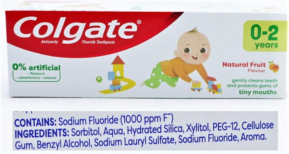 COLGATE TOOTH PASTE KIDS MILD FRUIT 0-2YRS - 50ML