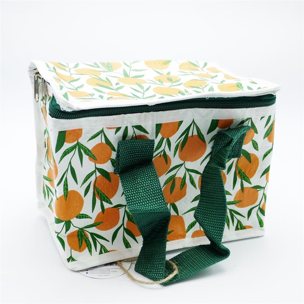 COOL BAG LUNCH BOX WOVEN ORANGES - 1