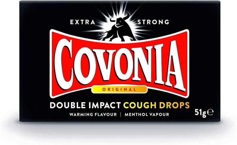 COVONIA DOUBLE IMPACT COUGH DROPS ORIGINAL - 51G