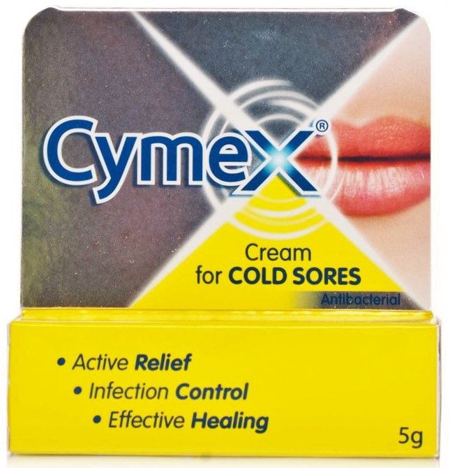 CYMEX COLD SORES ANTIBACTERIAL CREAM 5G - 5 G
