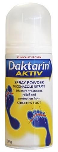 DAKTARIN AKTIV SPRAY POWDER - ATHALETES FOOT - 100 G